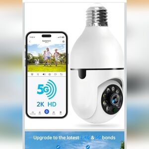 White 2K HD Security Camera